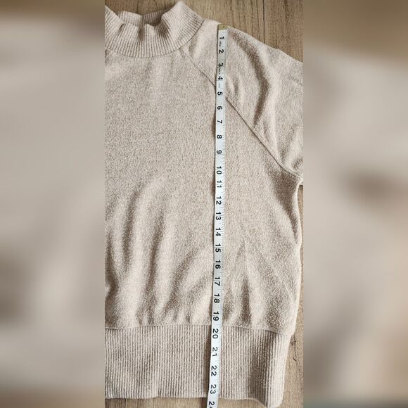 Anthropologie Maeve Women's Size Small Beige Mockneck Sweater - Picture 4 of 7